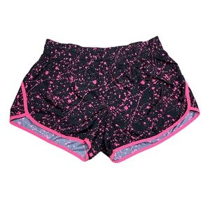 Danskin Now Black and Hot Pink Athletic Shorts Women’s Size Large